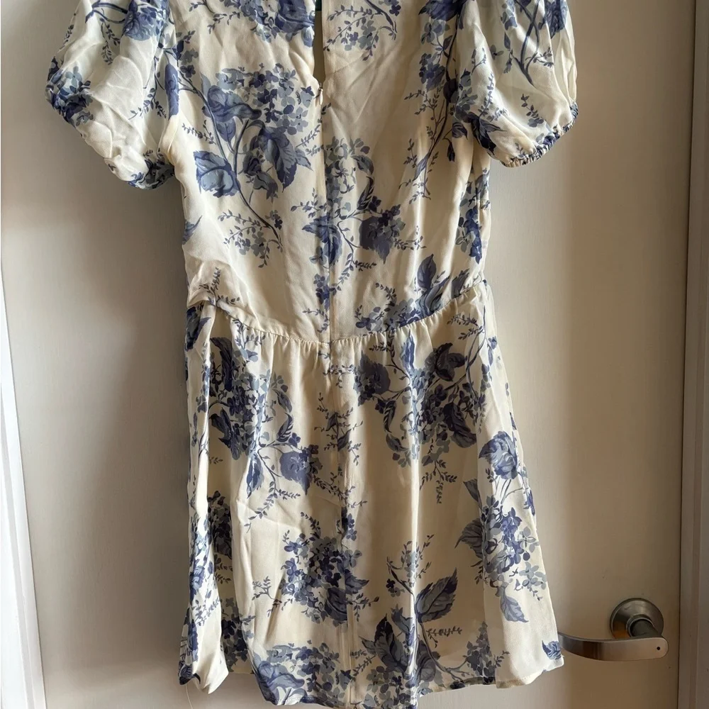 Reformation Blue Floral Dress - Picture 5 of 5